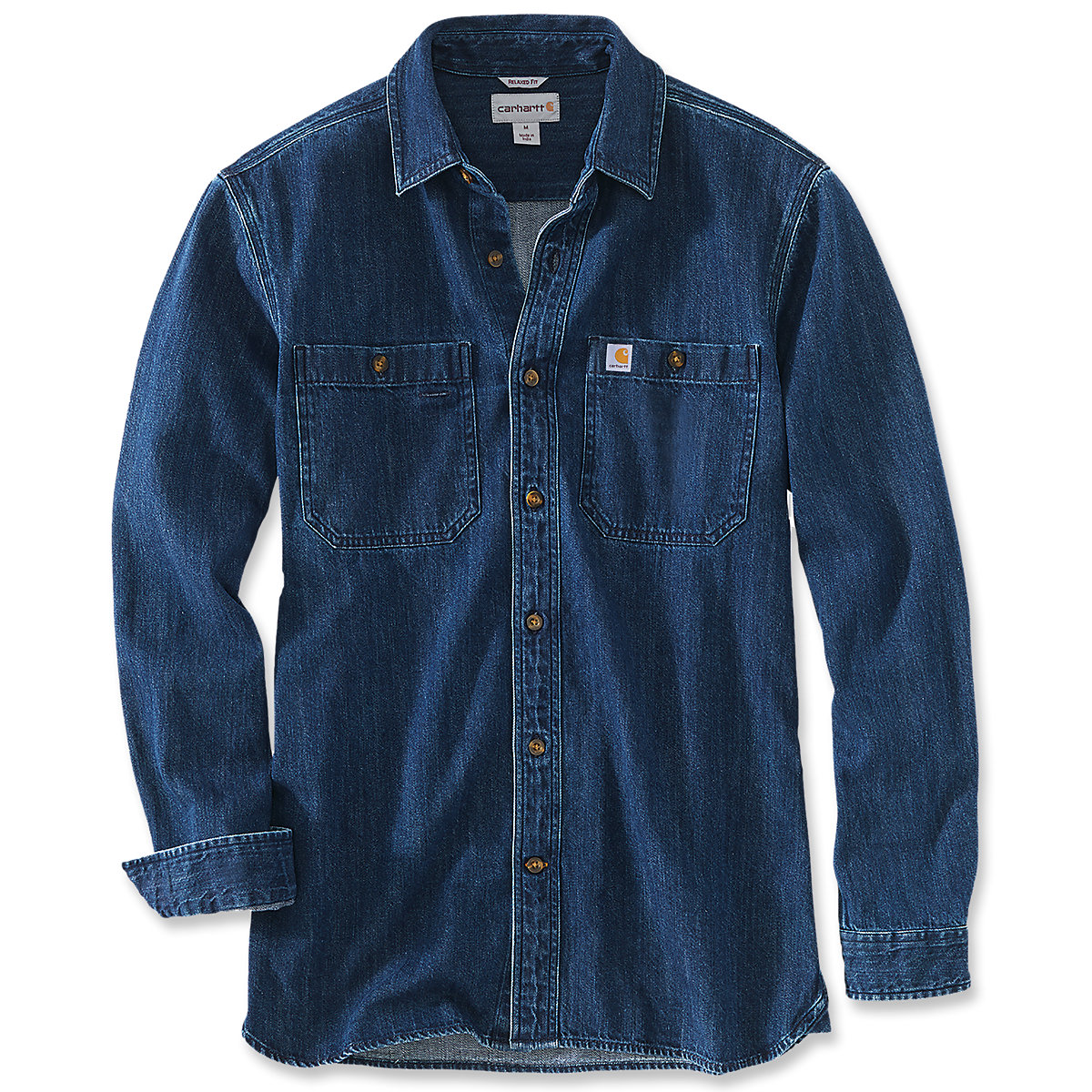 Košile Carhart Emea Denim Long Sleeve Shirt Carhartt