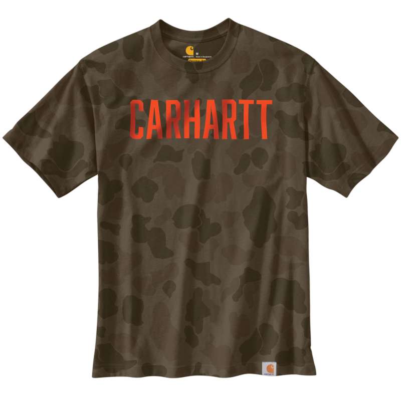 Triko Carhartt Workwear Camo Block Logo T-Shirt Carhartt