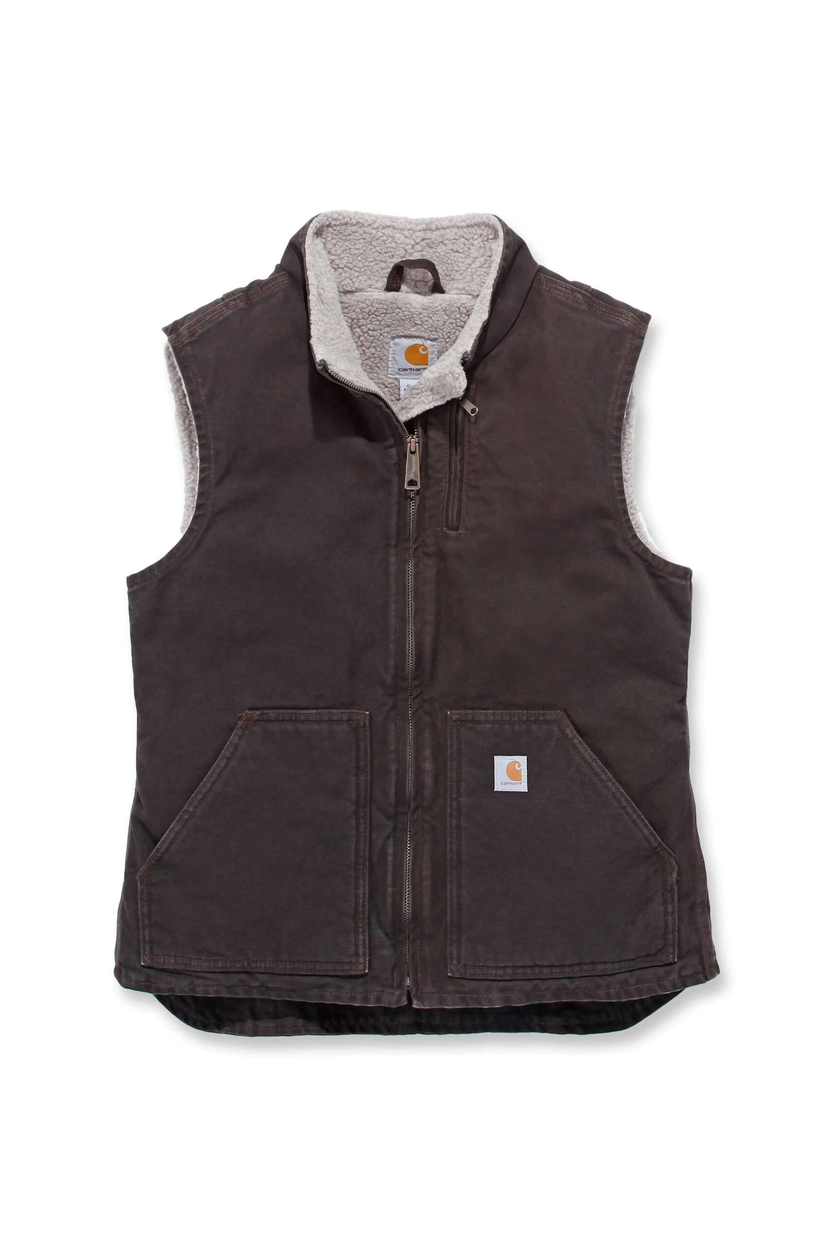 Dámská vesta Carhartt Sandstone Mock Neck Vest Carhartt