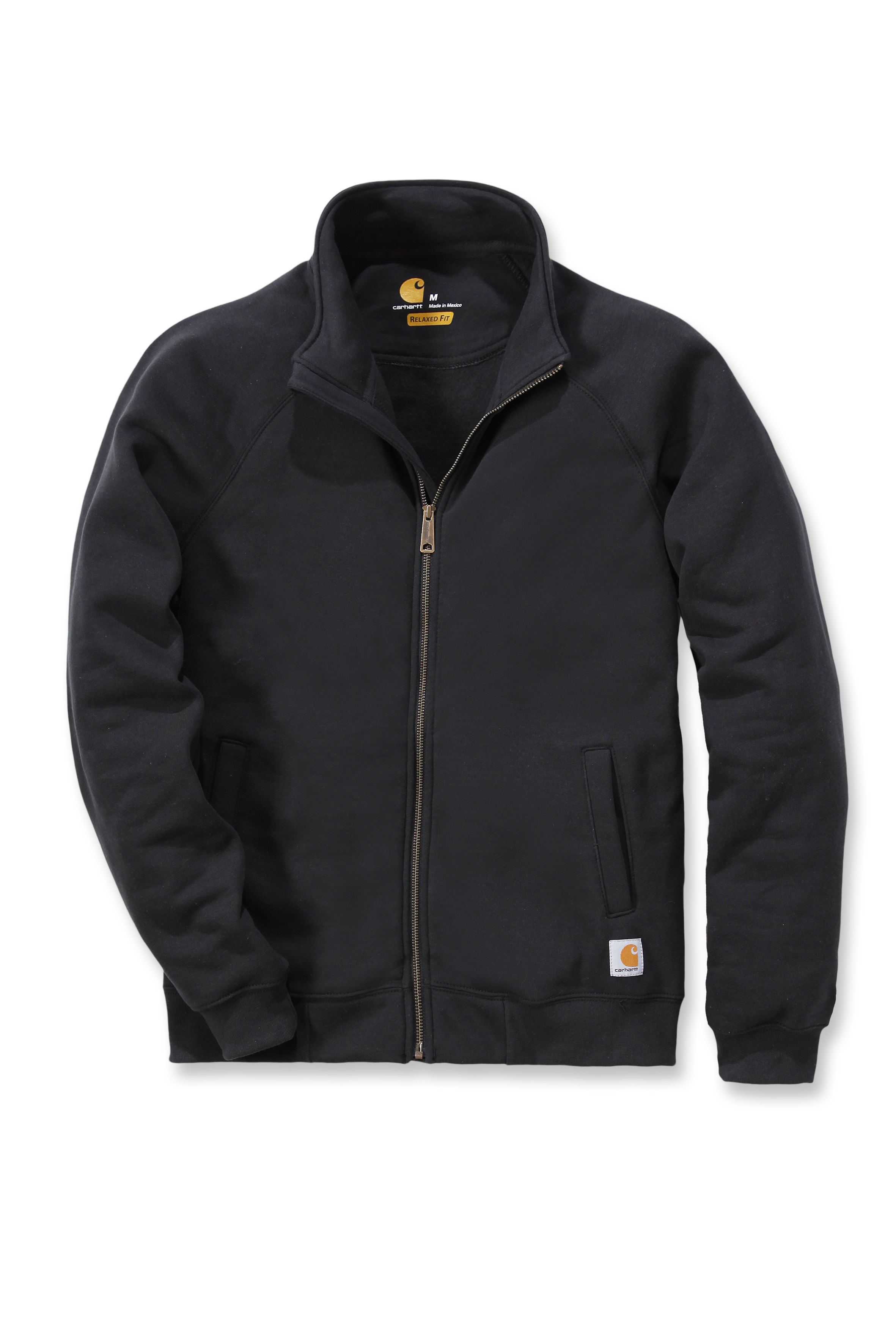 Mikina Carhartt černá L Midweight Mock Neck Zip - Front Sweatshirt Carhartt