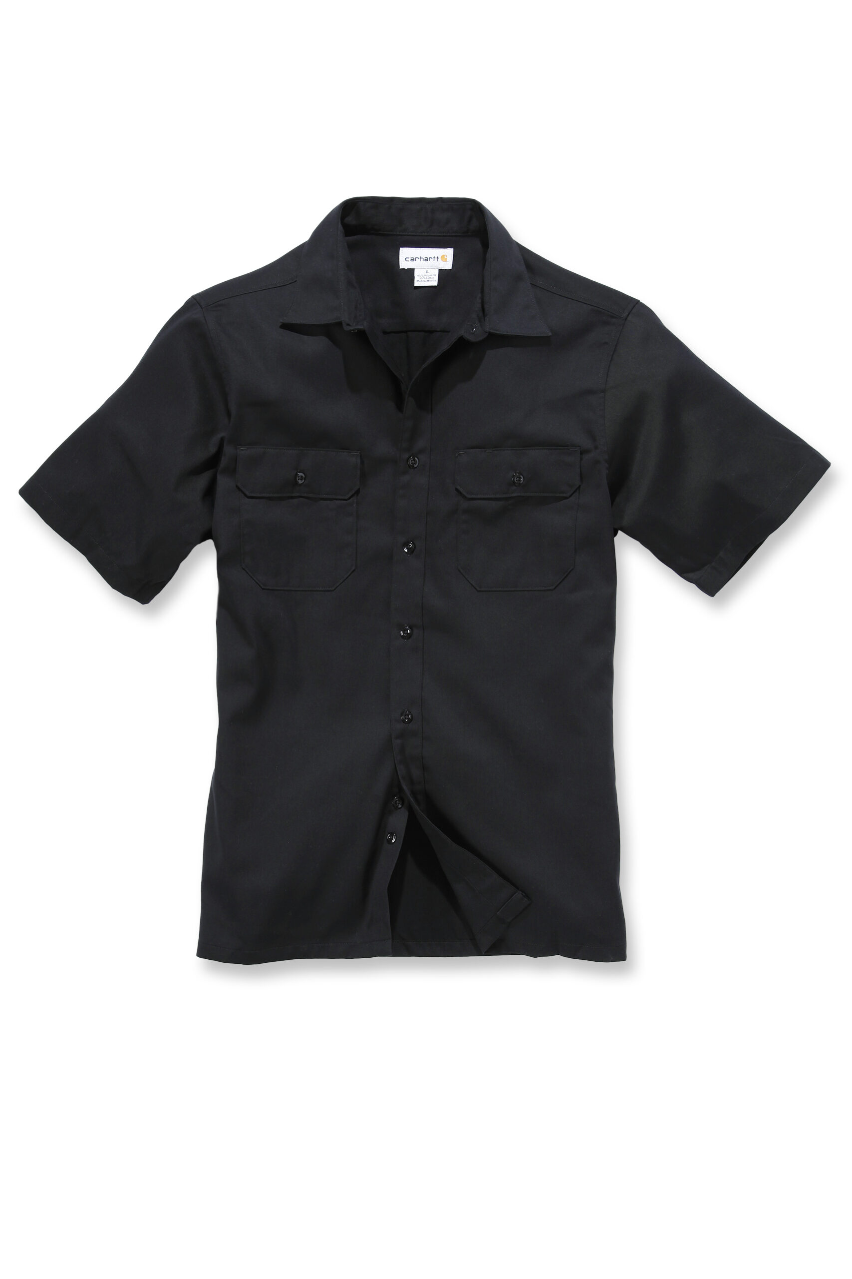 Košile Carhartt černá M Twill Short-Sleeve Work Shirt Carhartt