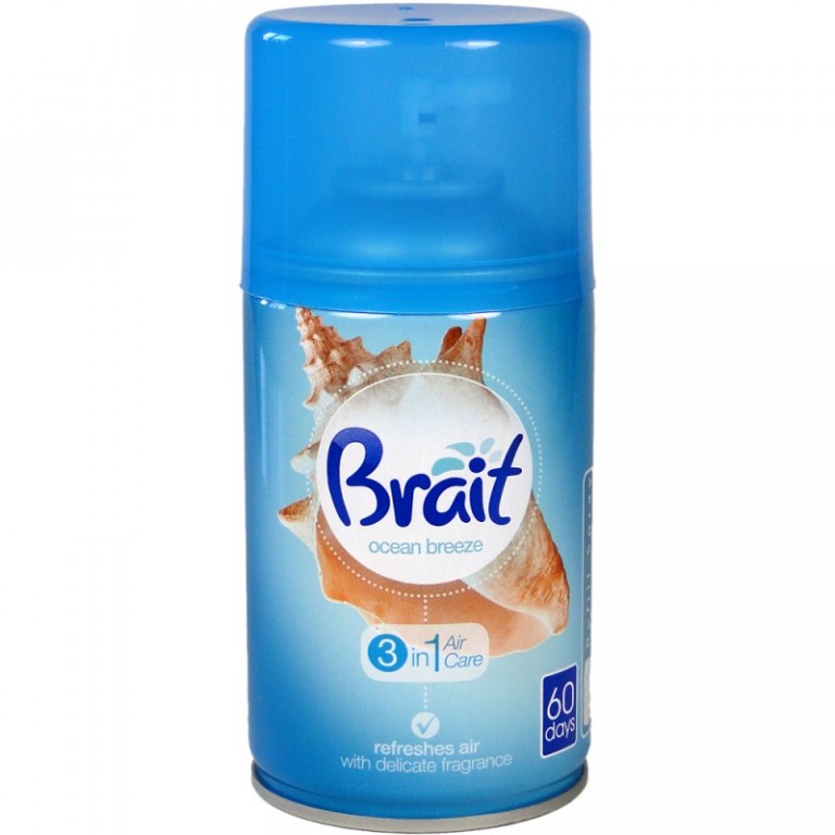 Osvěžovač vzduchu 250ml Brait Ocean breeze ( náhrada) Papermax-cz