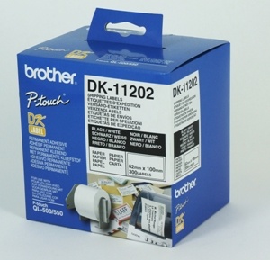 Brother DK-11202 '(papírové/ poštovní štítky-300ks) 62x100mm' ToneryNáplně