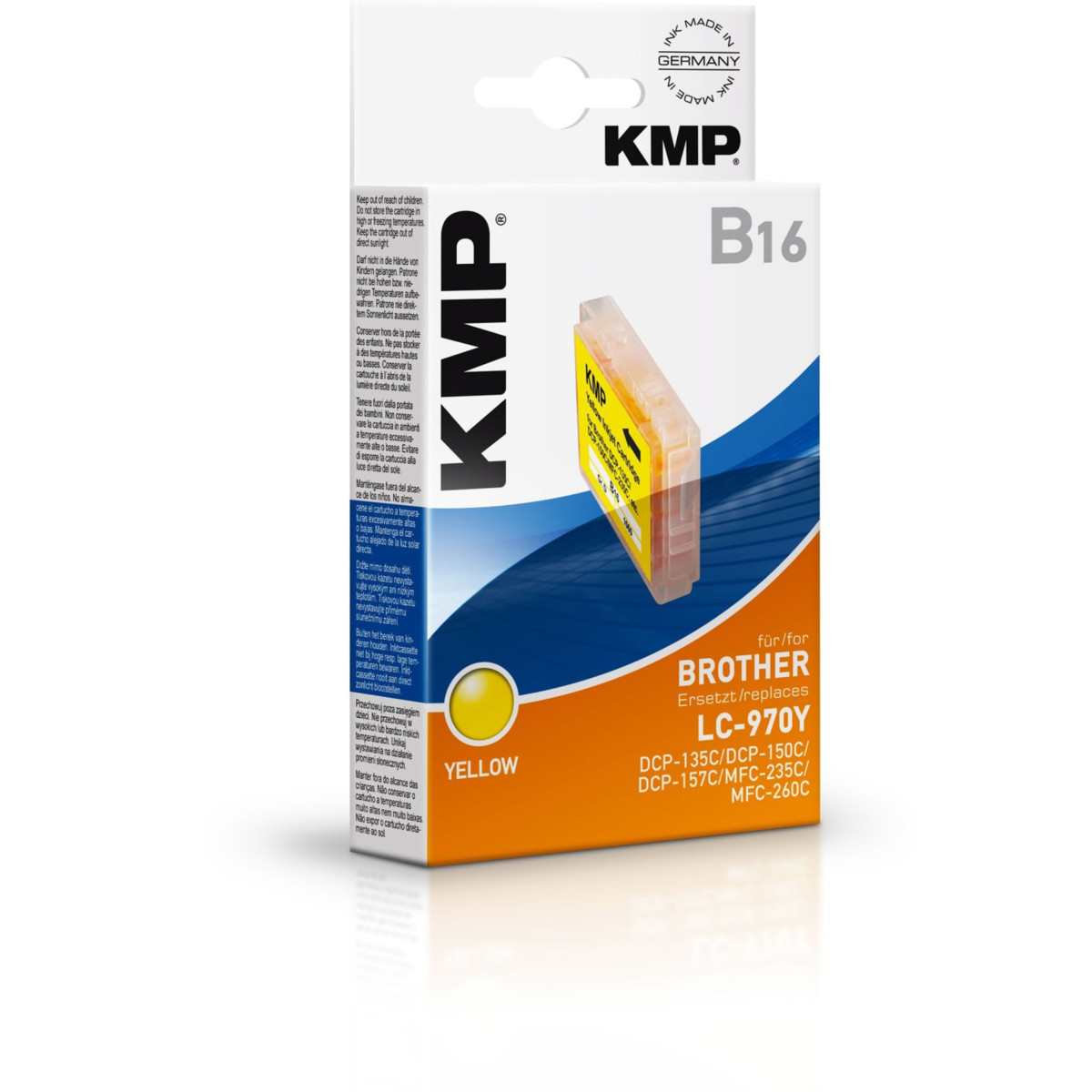 Kompatibilní KMP Cartridge Brother LC-970Y