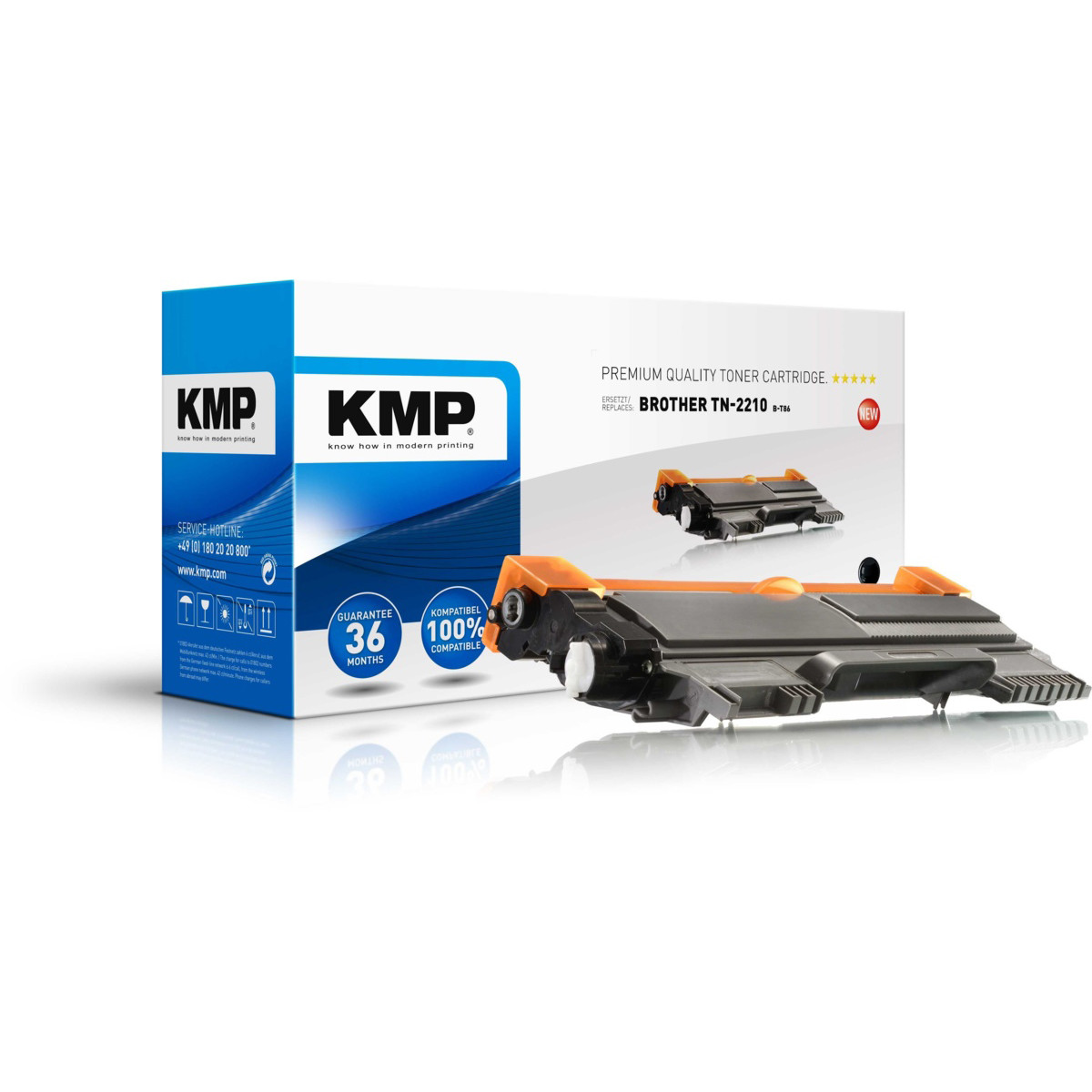 Kompatibilní KMP Toner Brother TN-2210