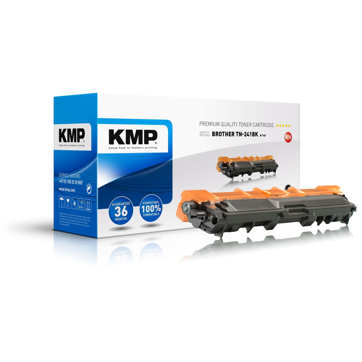 Kompatibilní KMP Toner Brother TN-241BK