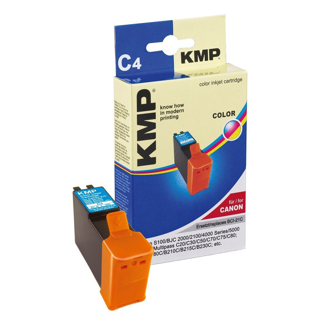 Kompatibilní KMP Cartridge Canon BCI-21C