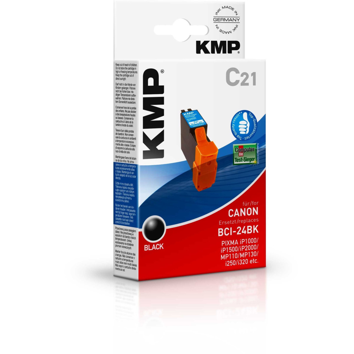 Kompatibilní KMP Cartridge Canon BCI-24Bk