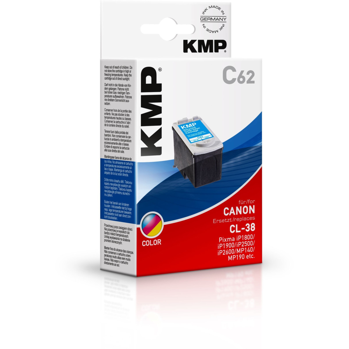 Kompatibilní KMP Cartridge Canon CL-38