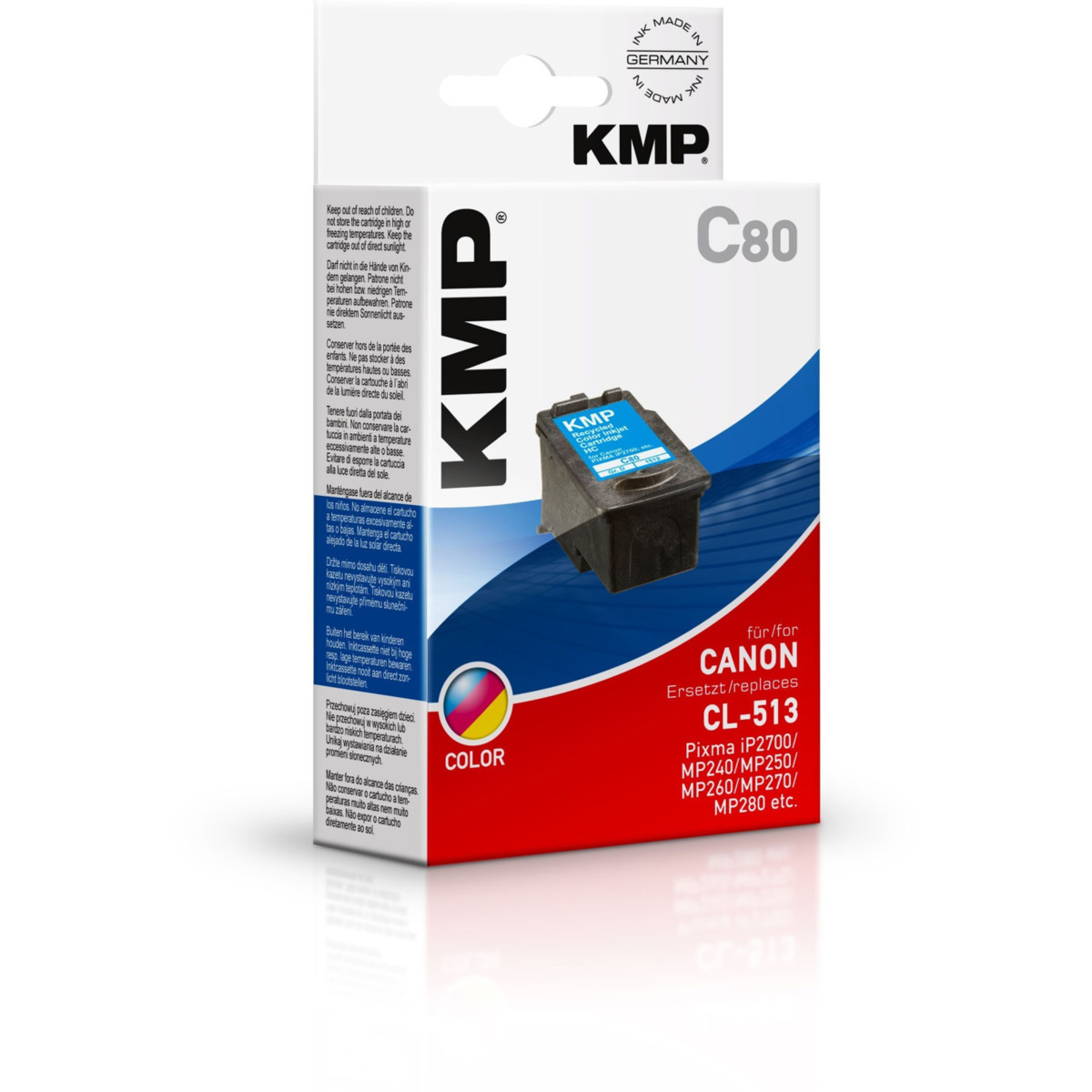 Kompatibilní KMP Cartridge Canon CL-513