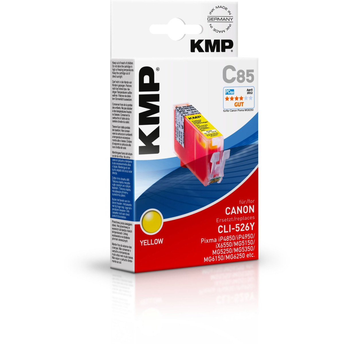 Kompatibilní KMP Cartridge Canon CLI-526Y