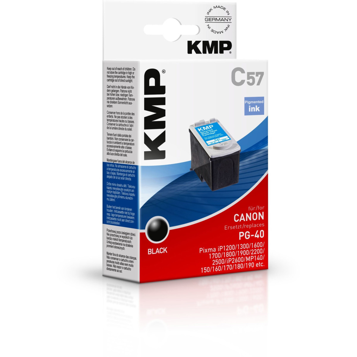 Kompatibilní KMP Cartridge Canon PG-40