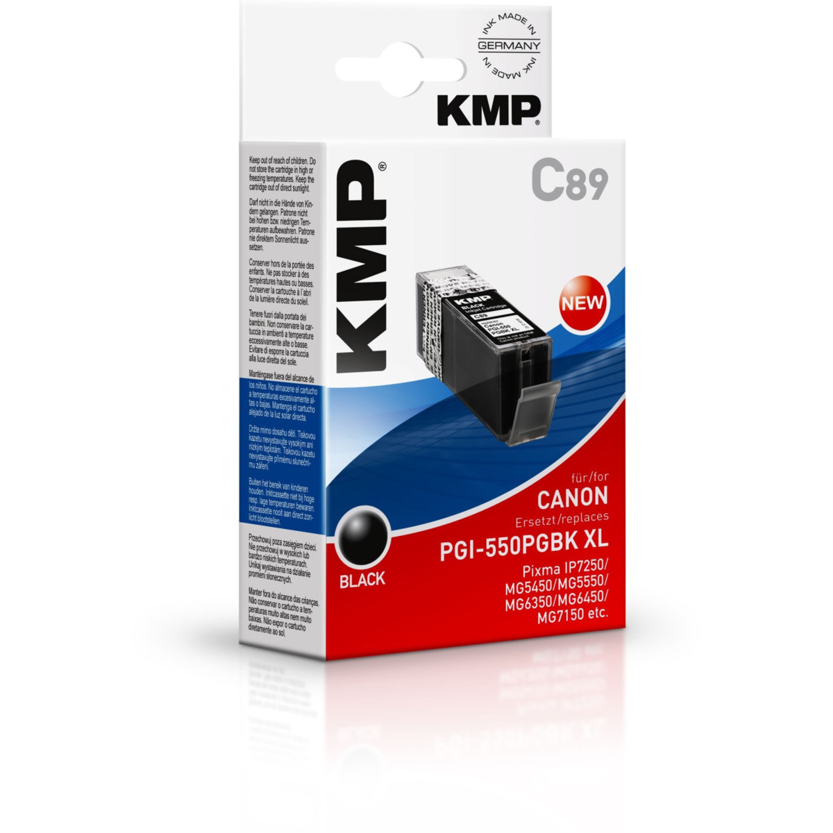 Kompatibilní KMP Cartridge Canon PGI-550XLPGBK