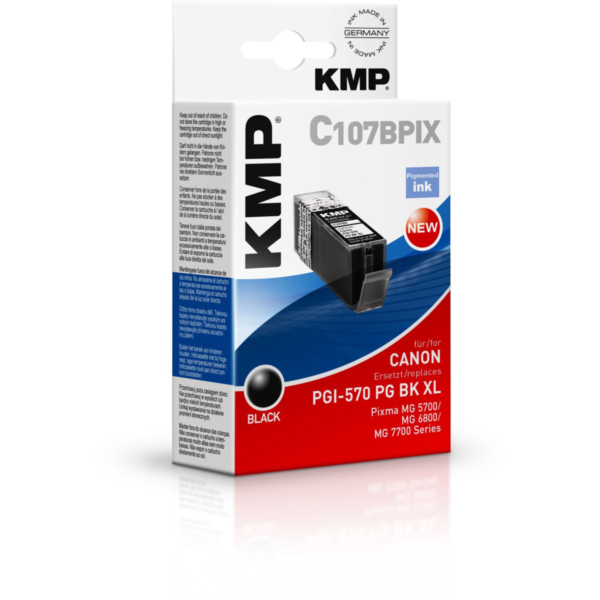 Kompatibilní KMP Cartridge Canon PGI-570PGBK XL