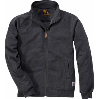 Mikina Carhartt šedá XS Midweight Mock Neck Zip - Front Sweatshirt Carhartt