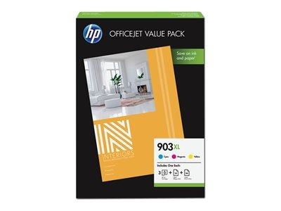 Cartridge HP 903XL Value Pack + 75 listů A4