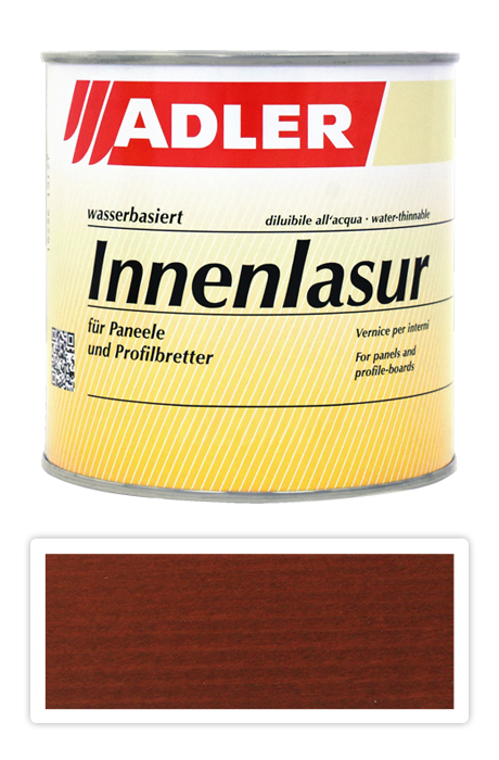 ADLER Innenlasur - vodou ředitelná lazura na dřevo pro interiéry 0.75 l Abendrot ST 02/5 ADLER