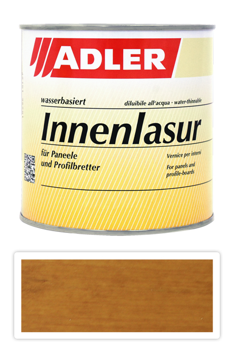 ADLER Innenlasur - vodou ředitelná lazura na dřevo pro interiéry 0.75 l Eiche LW 10/2 ADLER