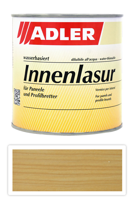 ADLER Innenlasur - vodou ředitelná lazura na dřevo pro interiéry 0.75 l Smrk LW 11/1 ADLER