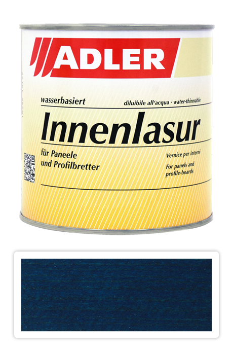 ADLER Innenlasur UV 100 - přírodní lazura na dřevo pro interiéry 0.75 l Blauer Morpho ST 07/1 ADLER