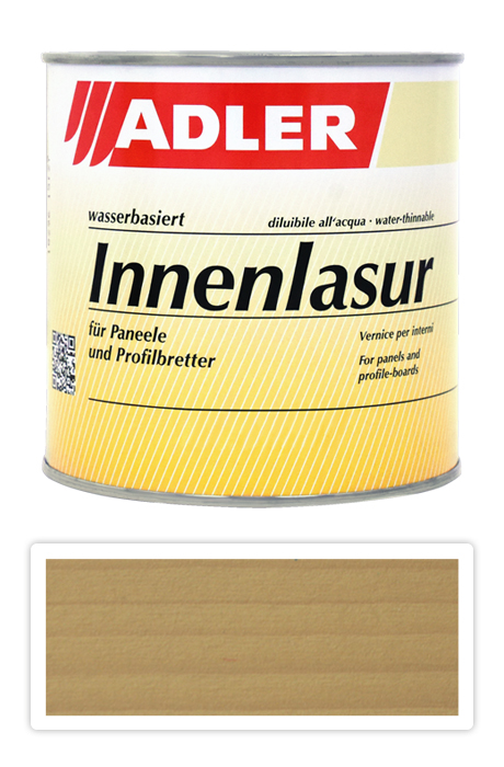 ADLER Innenlasur UV 100 - přírodní lazura na dřevo pro interiéry 0.75 l Campagne ST 14/4 ADLER