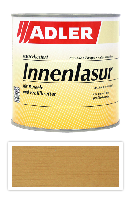 ADLER Innenlasur UV 100 - přírodní lazura na dřevo pro interiéry 0.75 l Dune ST 06/2 ADLER