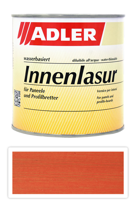 ADLER Innenlasur UV 100 - přírodní lazura na dřevo pro interiéry 0.75 l Grosser Feuerfalter ST 08/4 ADLER