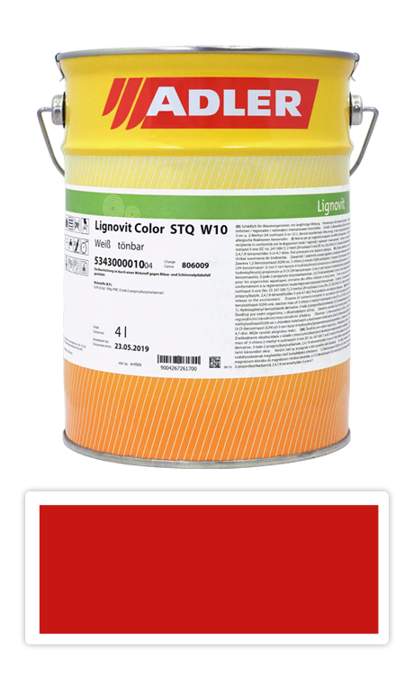 ADLER Lignovit Color 4l Verkehrsrot RAL 3020 ADLER