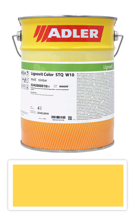 ADLER Lignovit Color 4l Zinkgelb RAL 1018 ADLER