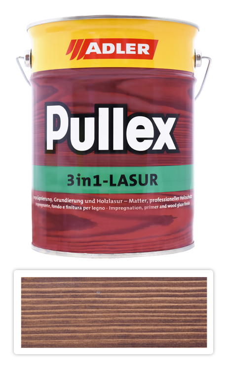 ADLER Pullex 3in1 Lasur - tenkovrstvá impregnační lazura 4.5 l Palisandr 50556 ADLER