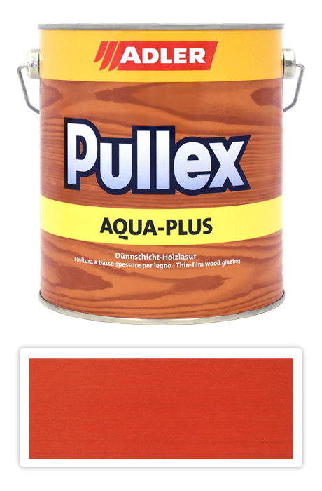 ADLER Pullex Aqua-Plus - vodou ředitelná lazura na dřevo 2.5 l Chilli LW 07/1 ADLER