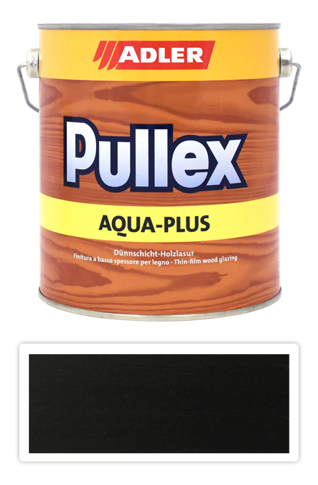 ADLER Pullex Aqua-Plus - vodou ředitelná lazura na dřevo 2.5 l Kohle LW 06/5 ADLER