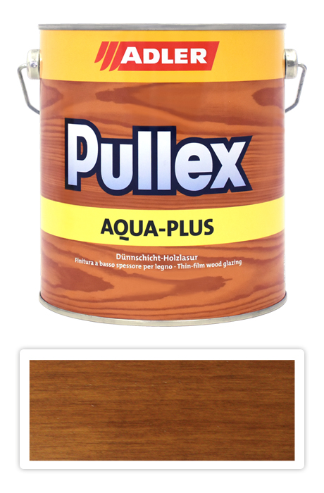 ADLER Pullex Aqua-Plus - vodou ředitelná lazura na dřevo 2.5 l Ořech LW 02/3 ADLER