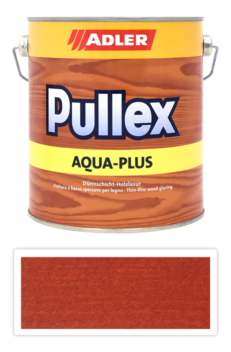 ADLER Pullex Aqua-Plus - vodou ředitelná lazura na dřevo 2.5 l Rote Grutze ST 03/2 ADLER