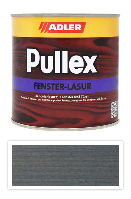 ADLER Pullex Fenster Lasur - renovační lazura na okna a dveře 0.75 l Blueberry LW 08/3 ADLER