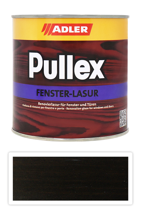 ADLER Pullex Fenster Lasur - renovační lazura na okna a dveře 0.75 l Eben LW 02/5 ADLER