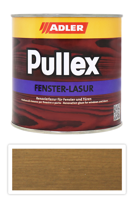 ADLER Pullex Fenster Lasur - renovační lazura na okna a dveře 0.75 l Kopfnuss LW 04/3 ADLER