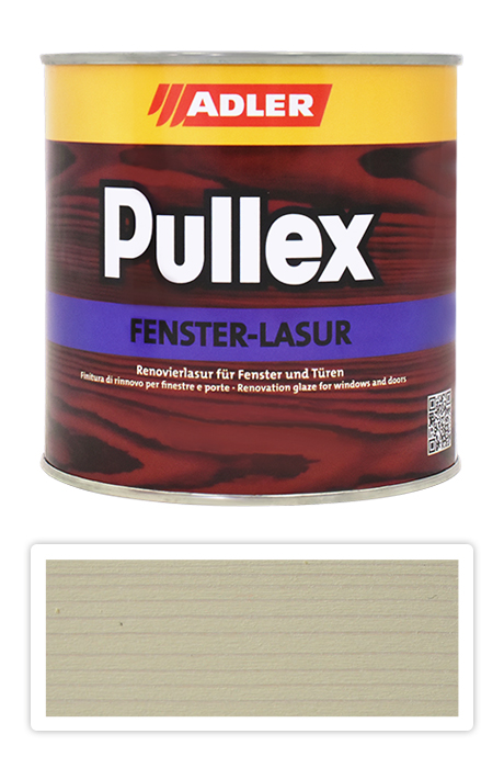 ADLER Pullex Fenster Lasur - renovační lazura na okna a dveře 0.75 l Weisse Tiger ST 06/1 ADLER