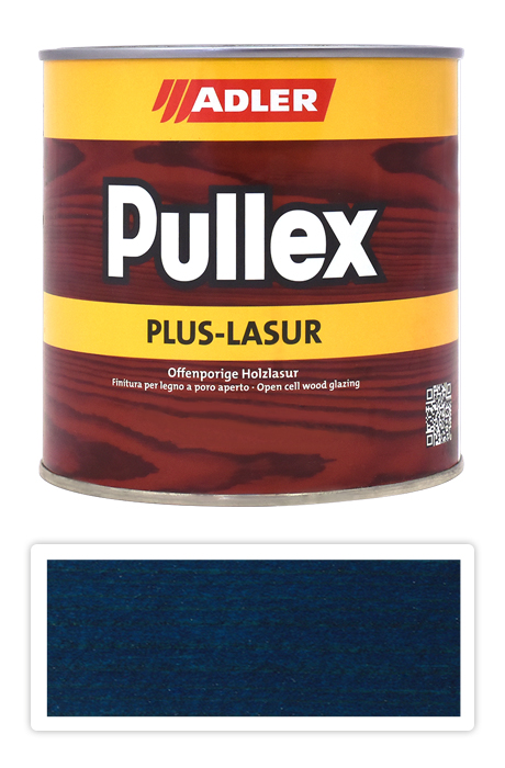 ADLER Pullex Plus Lasur - lazura na ochranu dřeva v exteriéru 0.75 l Blauer Morpho ST 07/1 ADLER