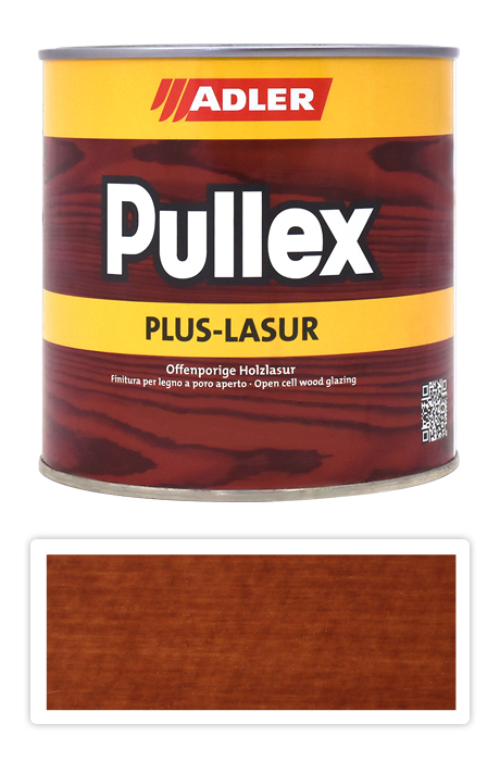 ADLER Pullex Plus Lasur - lazura na ochranu dřeva v exteriéru 0.75 l Borovice LW 01/4 ADLER