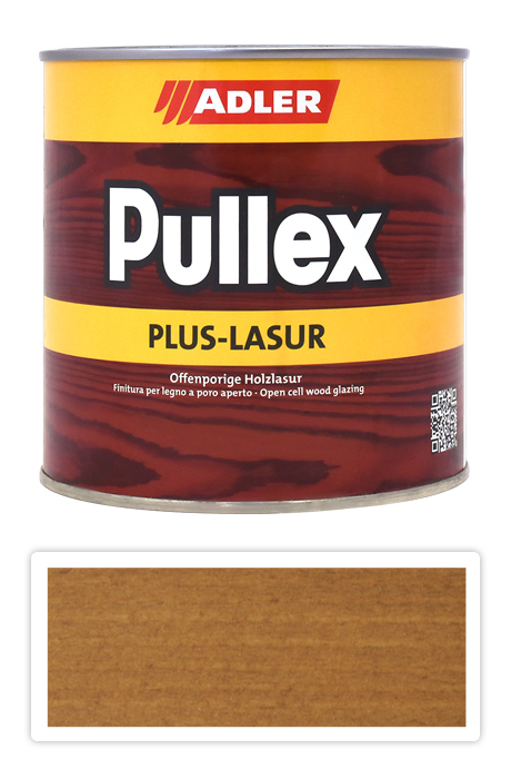 ADLER Pullex Plus Lasur - lazura na ochranu dřeva v exteriéru 0.75 l Dingo ST 06/3 ADLER