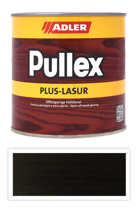 ADLER Pullex Plus Lasur - lazura na ochranu dřeva v exteriéru 0.75 l Eben LW 02/5 ADLER