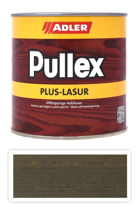 ADLER Pullex Plus Lasur - lazura na ochranu dřeva v exteriéru 0.75 l Grizzly ST 05/2 ADLER