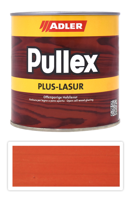 ADLER Pullex Plus Lasur - lazura na ochranu dřeva v exteriéru 0.75 l Kapuzinerkresse LW 08/2 ADLER