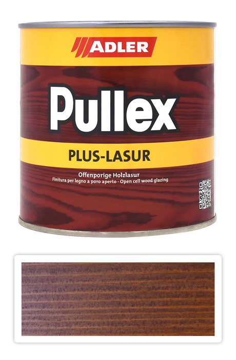 ADLER Pullex Plus Lasur - lazura na ochranu dřeva v exteriéru 0.75 l Ořech LW 02/3 ADLER