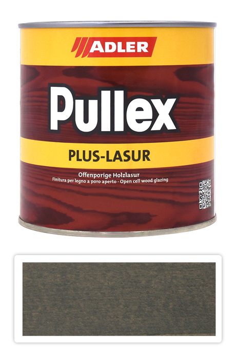 ADLER Pullex Plus Lasur - lazura na ochranu dřeva v exteriéru 0.75 l Silberrucken ST 05/4 ADLER