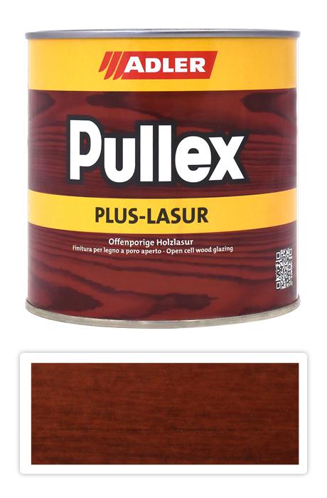 ADLER Pullex Plus Lasur - lazura na ochranu dřeva v exteriéru 0.75 l Teak LW 01/5 ADLER