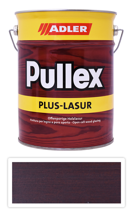 ADLER Pullex Plus Lasur - lazura na ochranu dřeva v exteriéru 4.5 l Afzelia 50422 ADLER