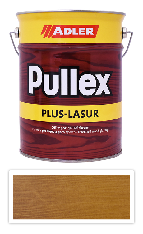 ADLER Pullex Plus Lasur - lazura na ochranu dřeva v exteriéru 4.5 l Dub 50317 ADLER