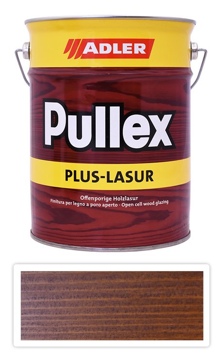 ADLER Pullex Plus Lasur - lazura na ochranu dřeva v exteriéru 4.5 l Ořech 50323 ADLER